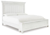 Kanwyn California King Panel Bed with Storage Bench